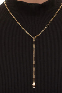 Flat Link Chain Necklace