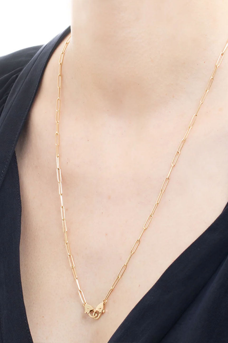 Flat Link Chain Necklace