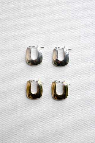 Larson Earring Silver / Brass