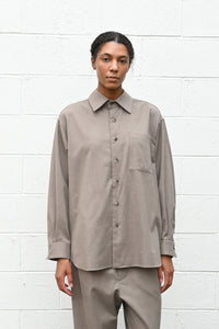 Brushed Wool Big Shirt