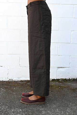 Wrinkled Dar Brown Pants