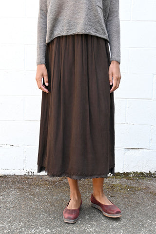 Long Brown Skirt