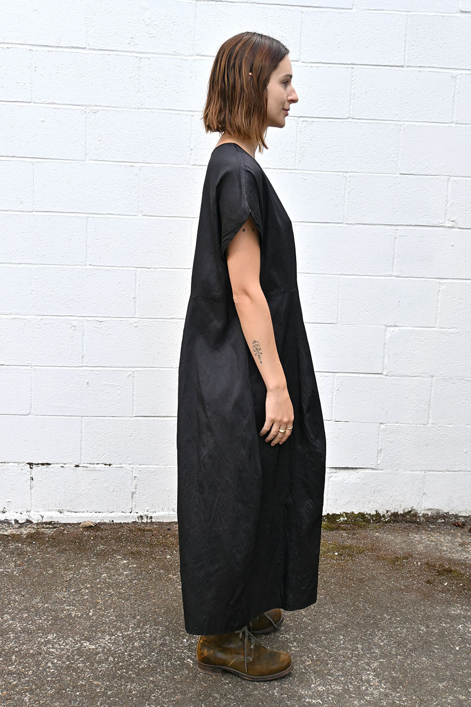 Black Silk Dress