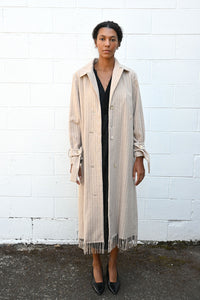 Josephine Button Trench Coat