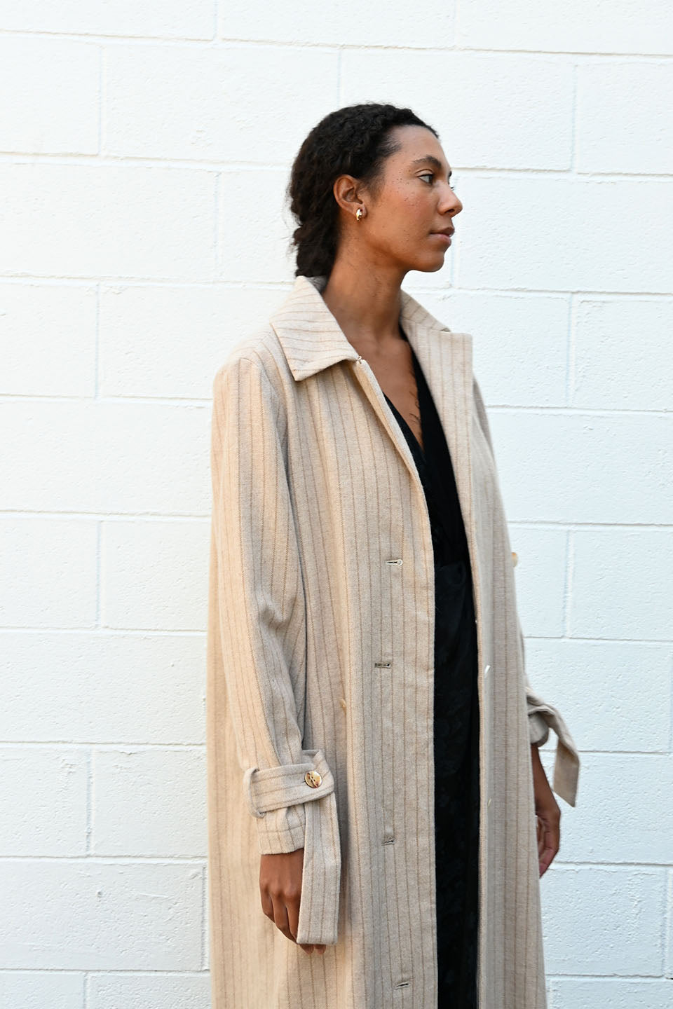 Josephine Button Trench Coat