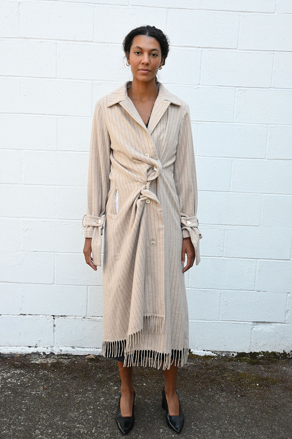 Josephine Button Trench Coat