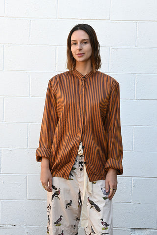 Brown Stripe Shirt