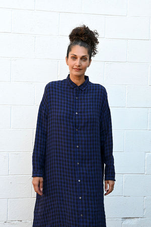 Gingham Shirt Dress