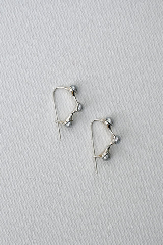 Syan Hoop Earrings Pearl