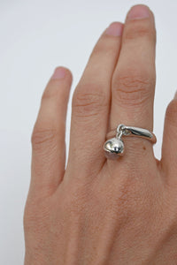 Fret Ring Silver (Moonstone 2 Colors)