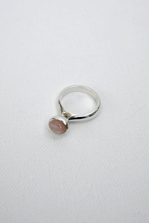 Fret Ring Silver (Moonstone 2 Colors)