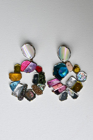 Multi Wreath Hologram Earrings