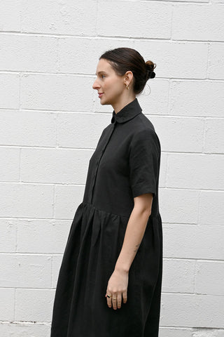 Black Linen Dress