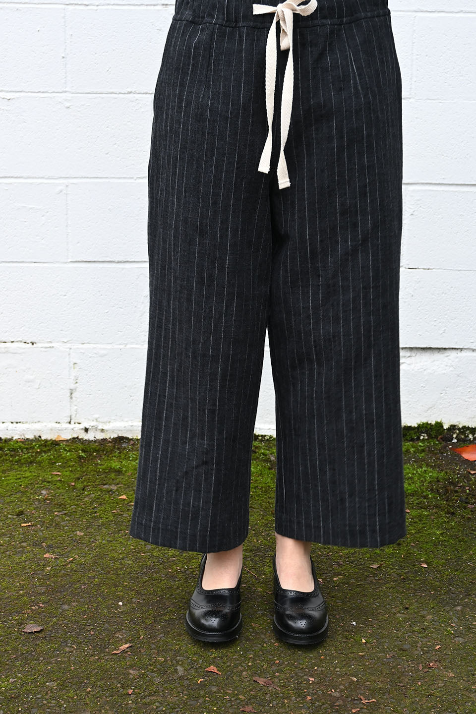 Wide Pinstripe Pants