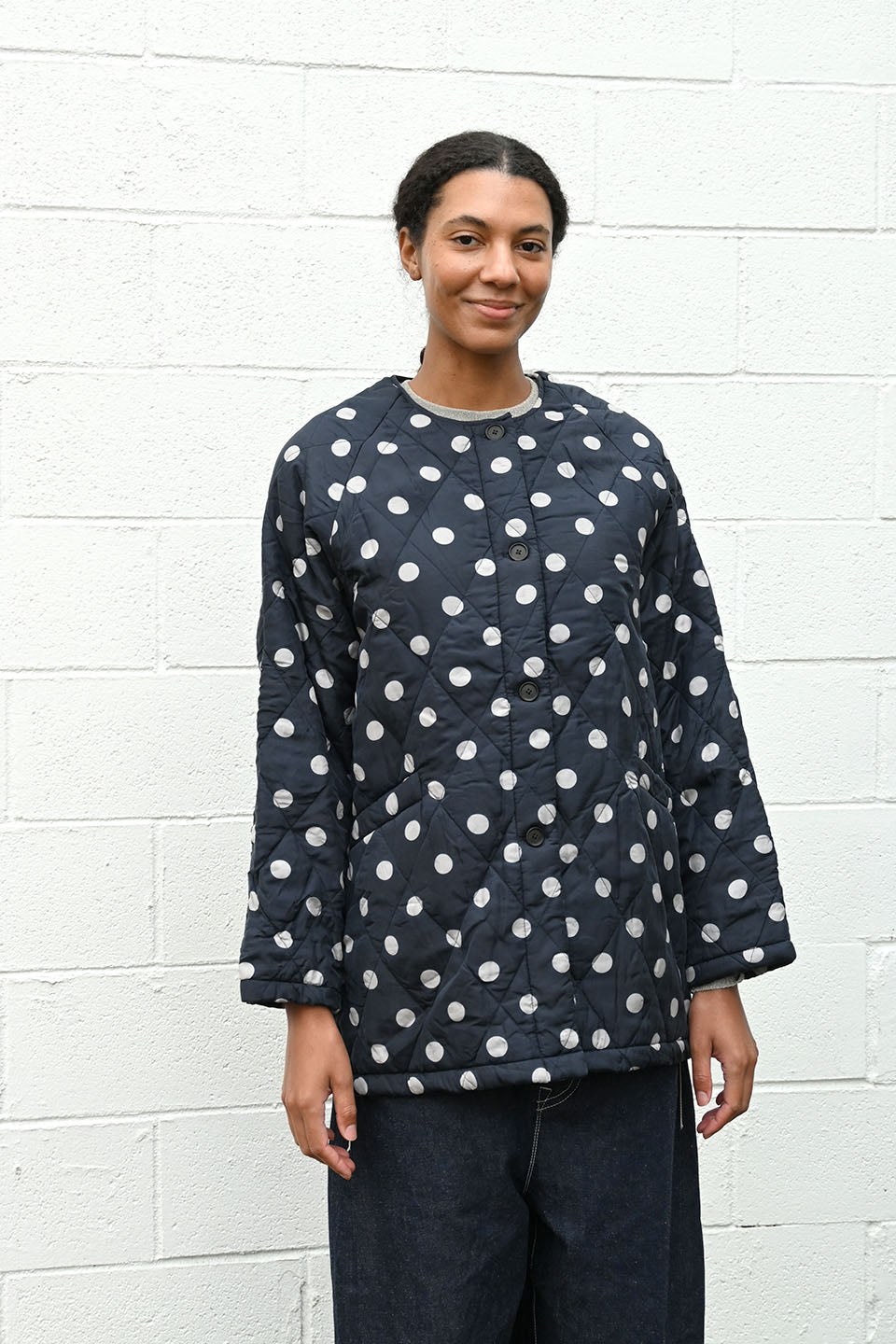 Silk Polka Dot Jacket