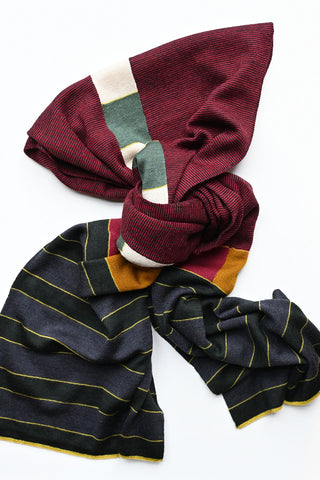 Torreya Scarf Burgundy