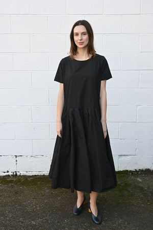 Ln Soft Cotton Black Dress