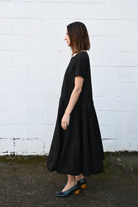 Ln Soft Cotton Black Dress