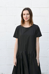 Ln Soft Cotton Black Dress