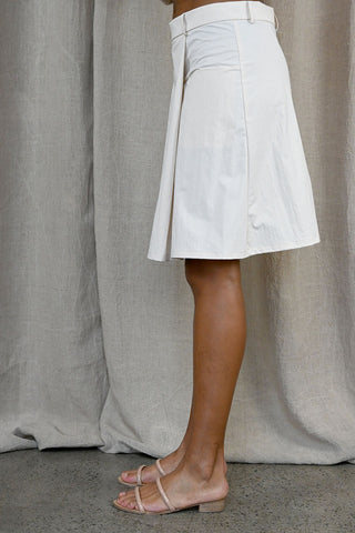 Pleated Skirt in Beige