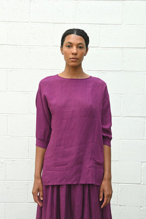 Linen Tunic Bougainvillea