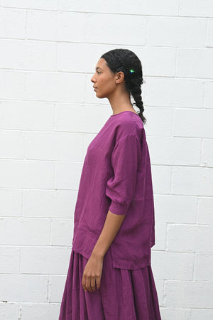 Linen Tunic Bougainvillea