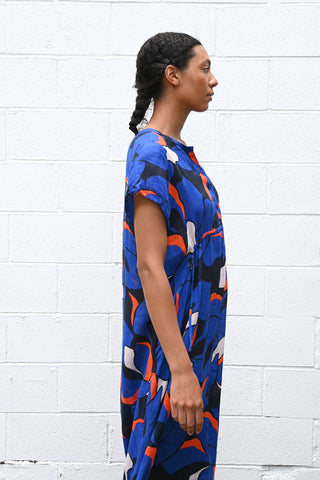 Print Linen Dress