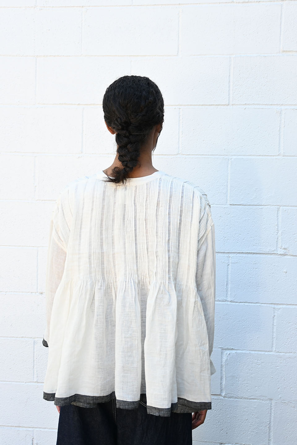 Linen Button Top