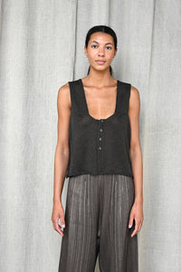 Knit Vest Brown