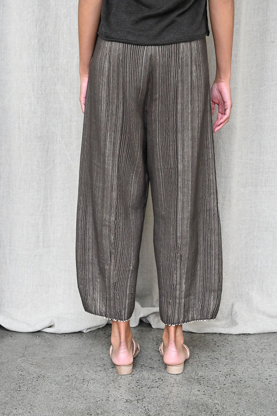 Linea Trousers Brown/Nude