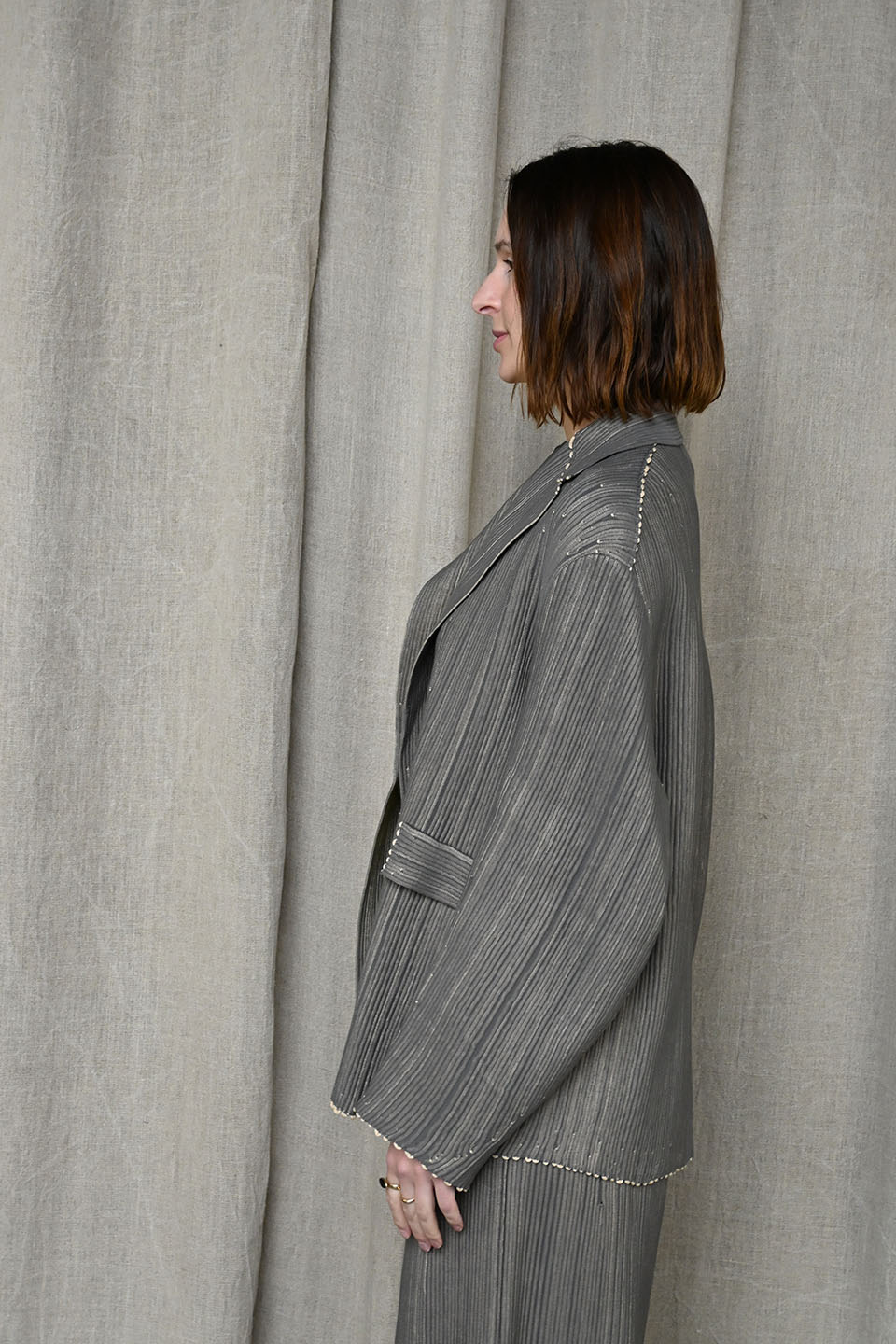 Linea Jacket Gray/Nude