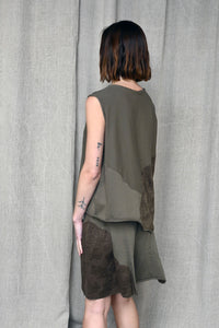 Lo Striatro Vest Khaki