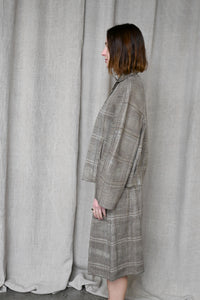 A Qudretti Grandi Jacket Brown/Sage