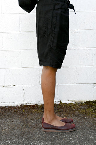 Roving Herringbone Cotton Shorts