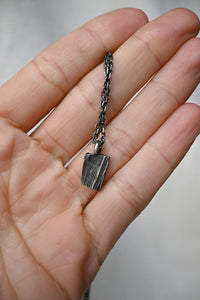 Amulet Necklace Black Diamonds