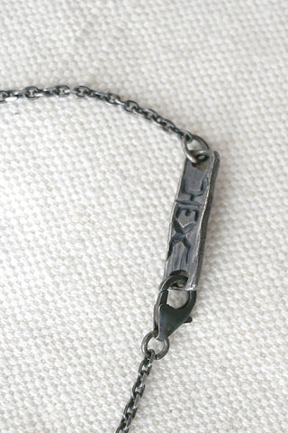 Amulet Necklace Black Diamonds