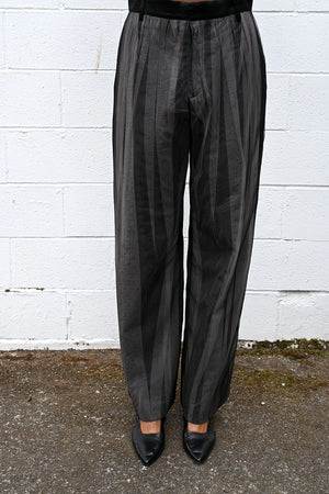 Layered Wide Leg Trousers