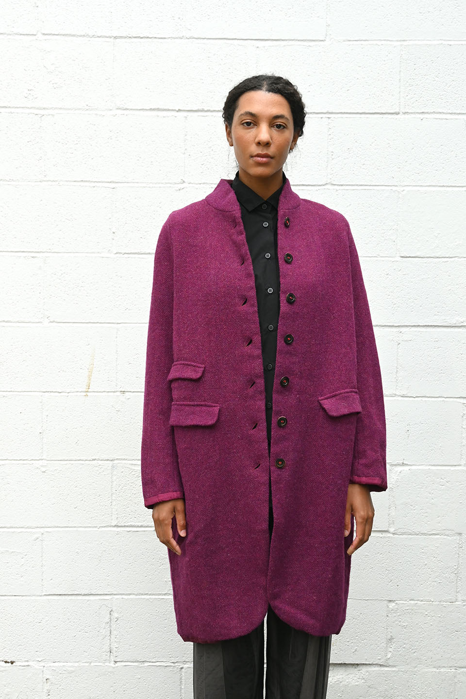 Marika Coat Mulberry