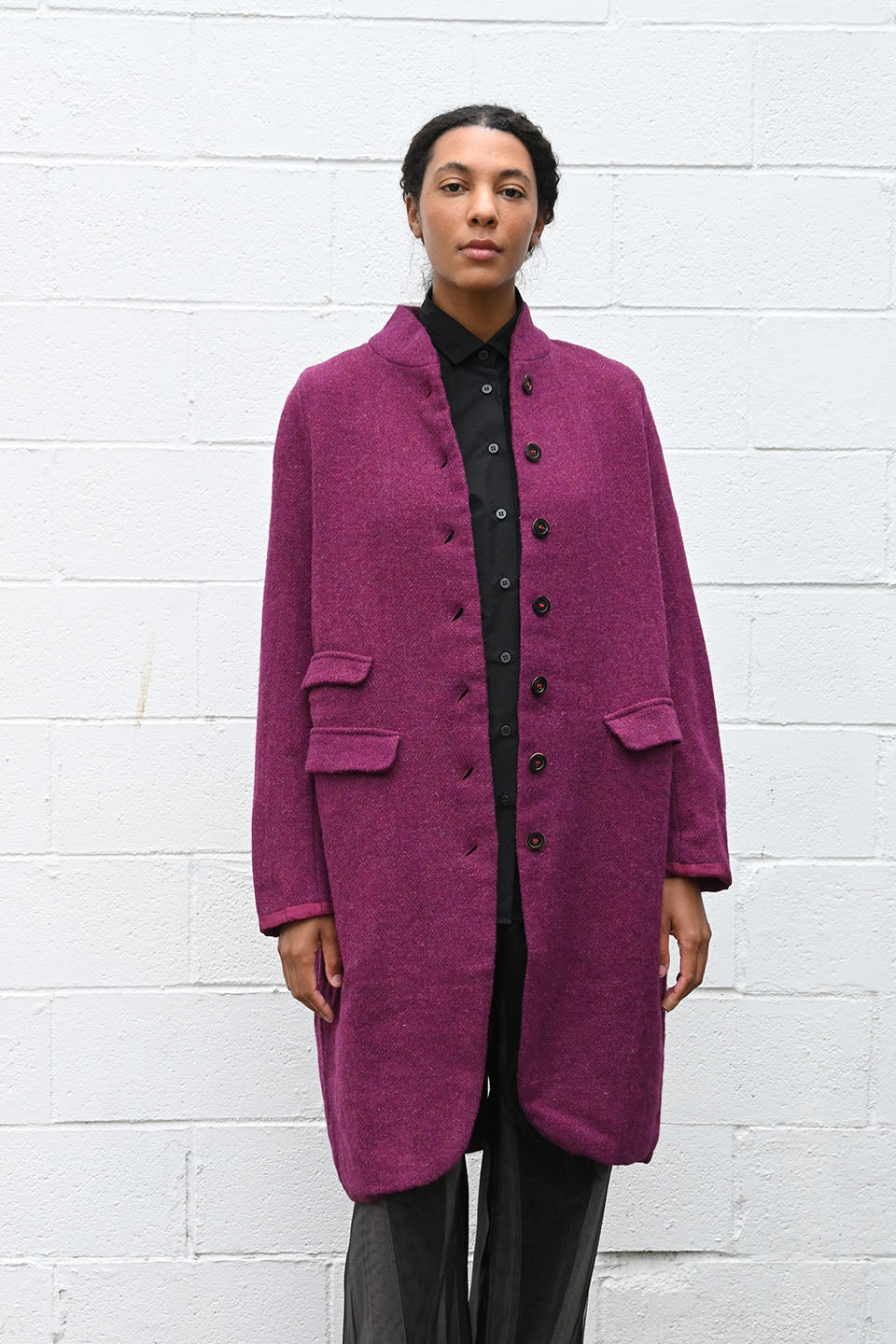 Marika Coat Mulberry