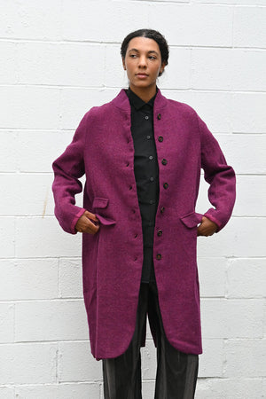 Marika Coat Mulberry