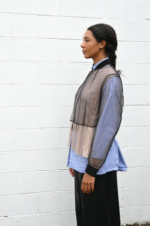 Sheer Layered Jacket