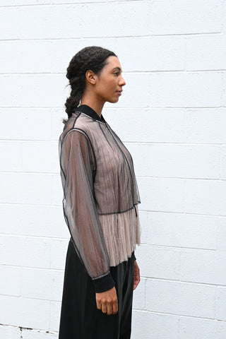 Sheer Layered Jacket