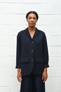 Bea Cotton Navy Jacket