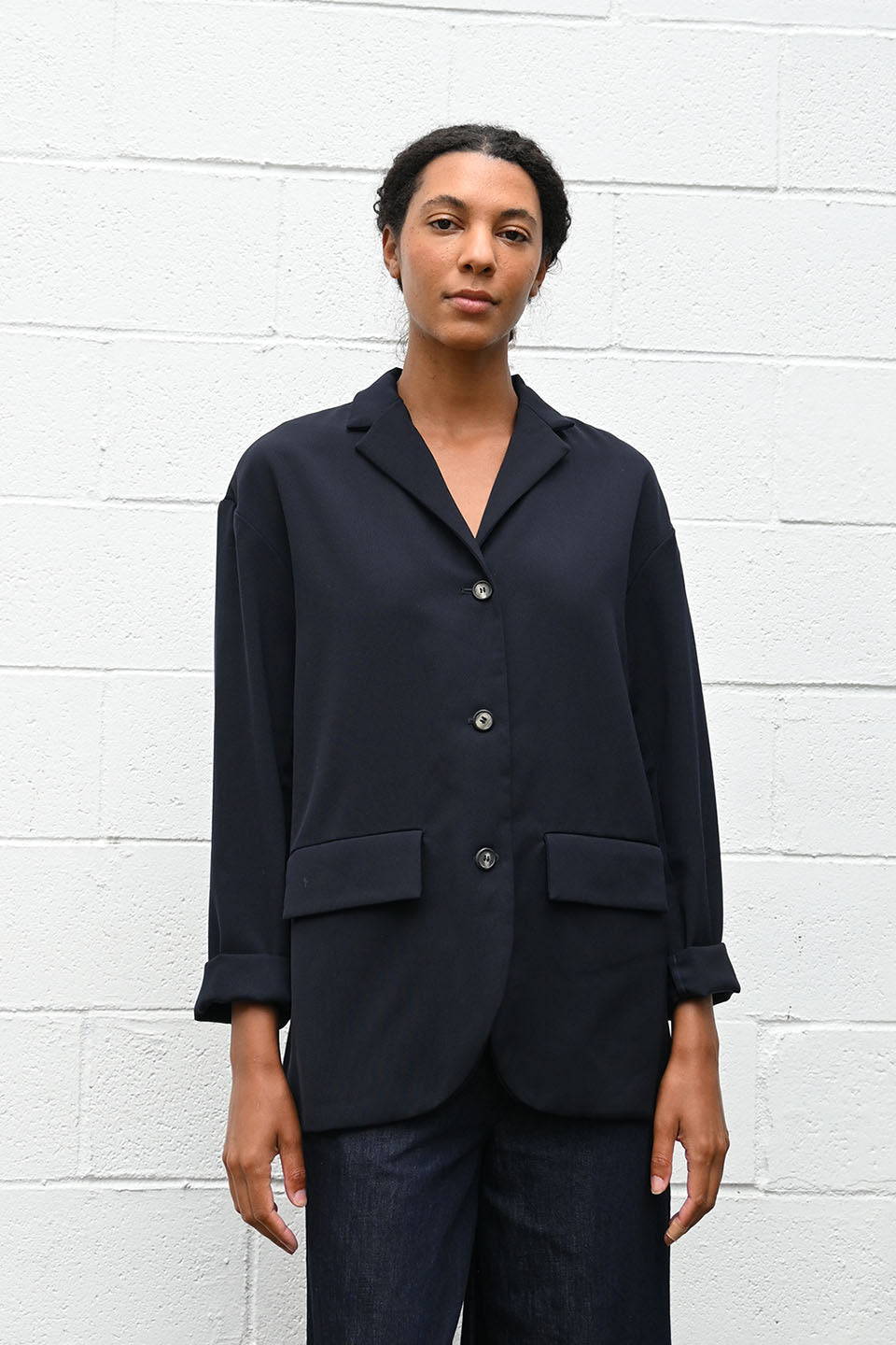 Bea Cotton Navy Jacket