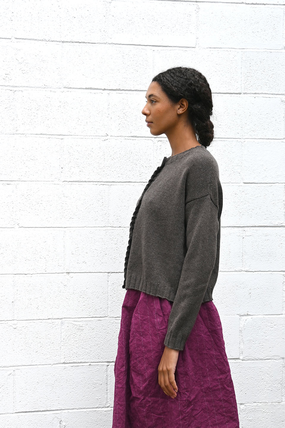 Cashmere Walnut Cardigan