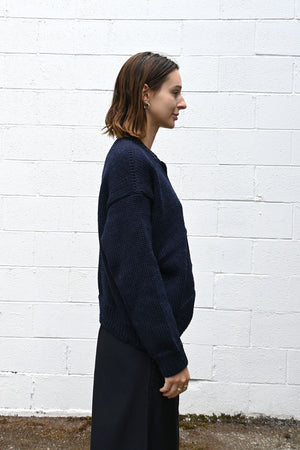 Calcardigan Eco Navy