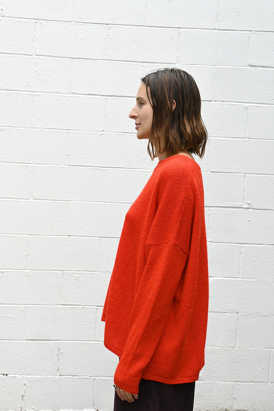 P1890 Cashmere Red Pullover