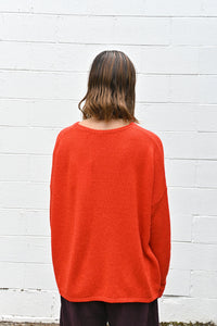 P1890 Cashmere Red Pullover