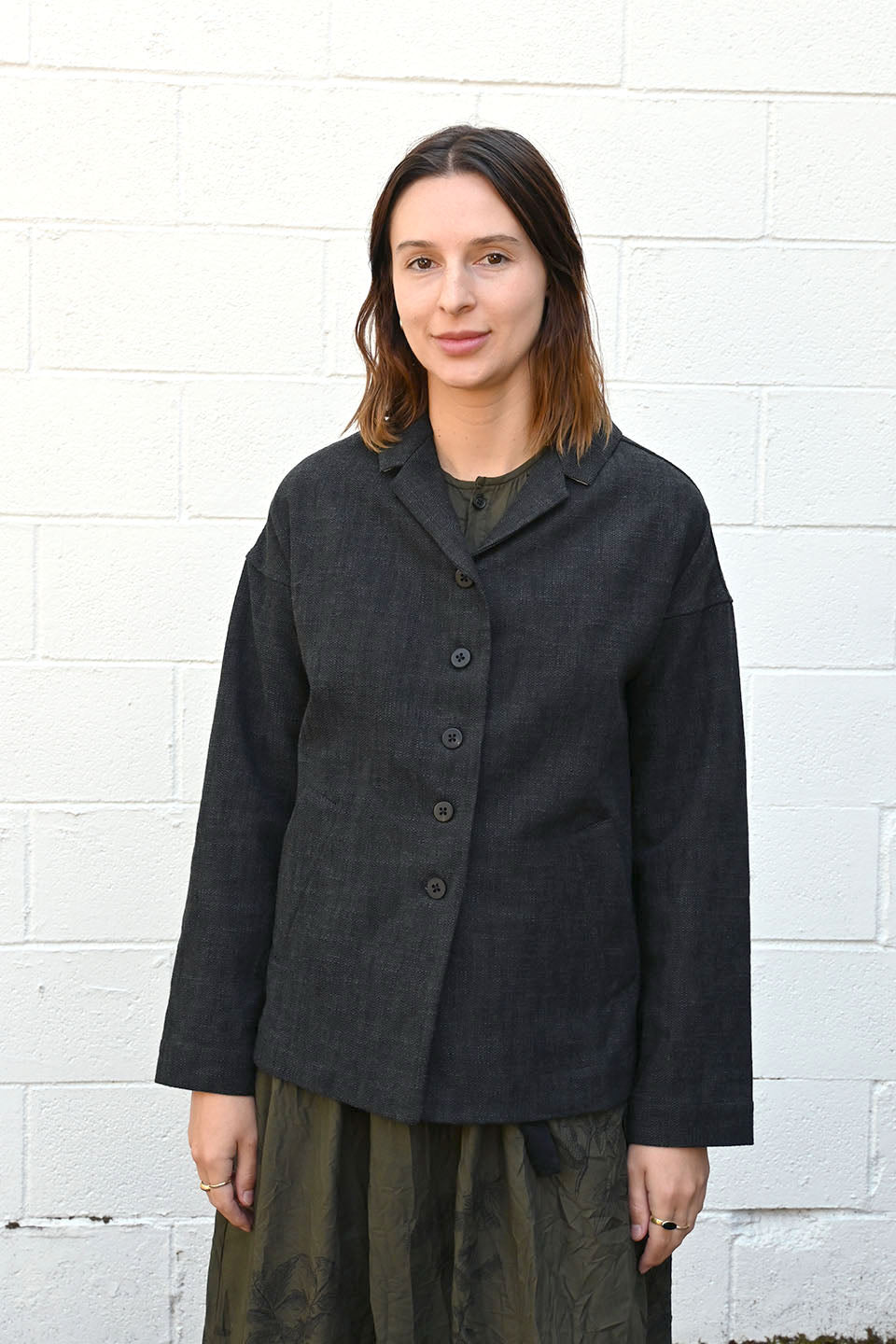 Loose Blazer Herringbone CW