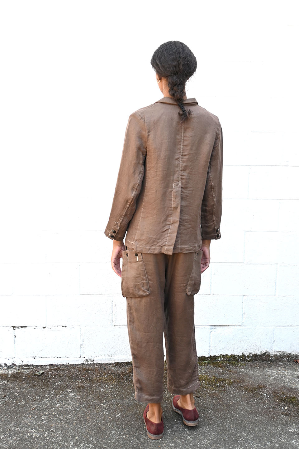 Brown Linen Jacket